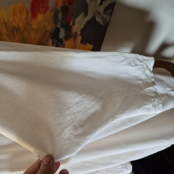 Eileen Fisher Cream Textured Fabric - Picture 5 of 10